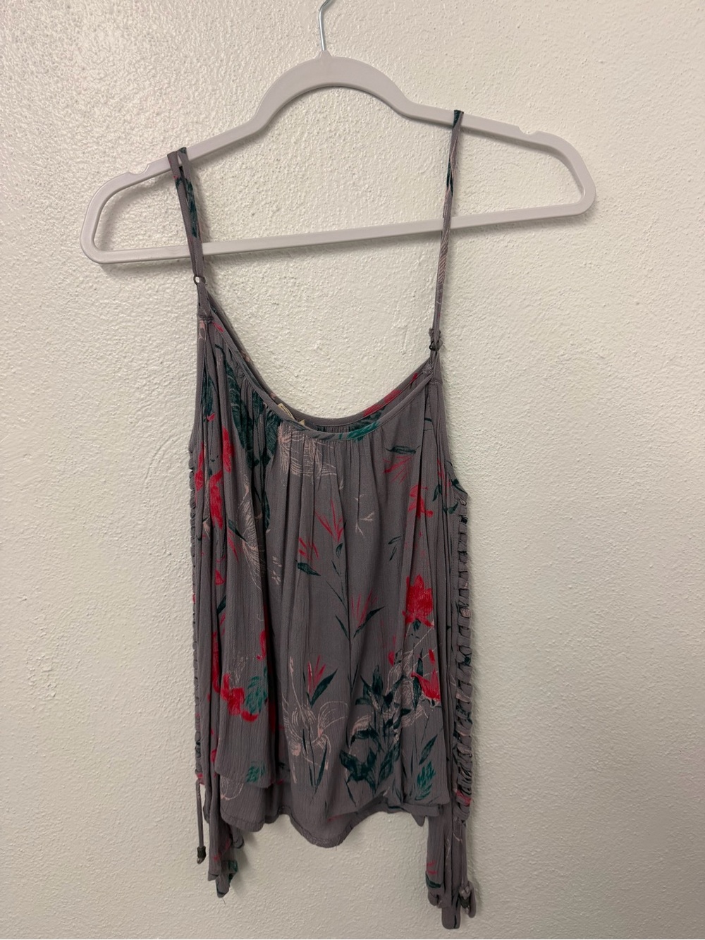 Roxy Braided Sleeve top